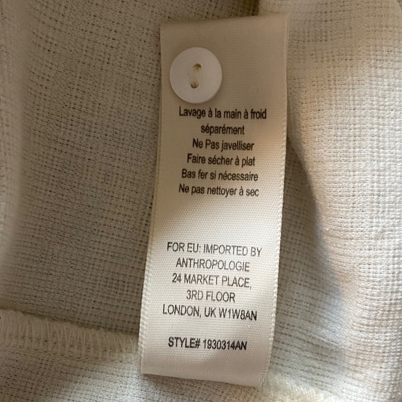 CURRENT AIR XS Cream Blouse long sleeve - Picture 7 of 9